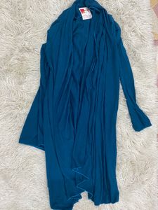 Teal Flowy Cardigan