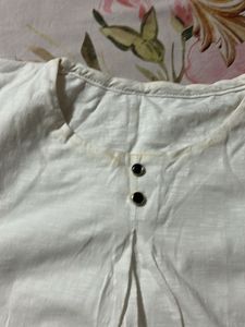 Elegant Sleeveless White top