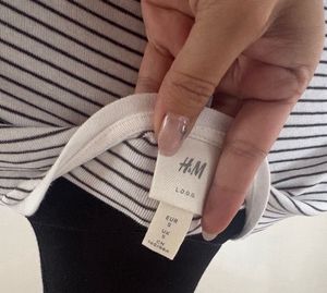 H&amp;M (like new!!) Striped Long Sleeve Tshirt