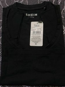 SHEIN Black T-Shirt