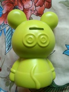 Cute Green Frog Toy money bank