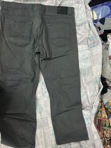 Men's Grey Casual Pants