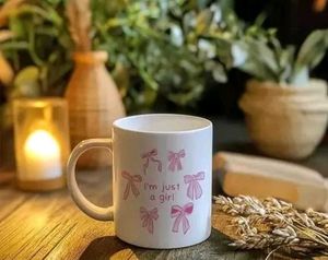Cute Bow "I'm Just A Girl" Mug