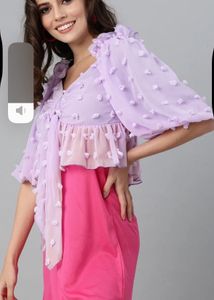 Light Purple Textured top