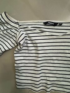 Striped Crop Top