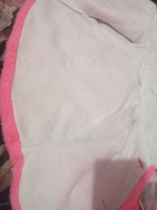 Cute Pink Kids' Outfit winter woolen sweater