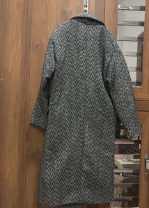 Stylish Herringbone Overcoat