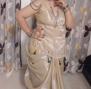 Elegant Silk Saree with Embellishments