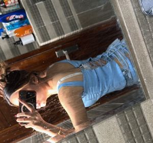 Chic Baby Blue Corset Top