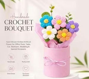 Handmade Crochet Flower Bouquet