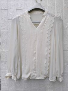 New with tag Korean Chic White Puff Sleeve Top