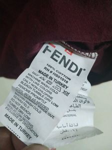 Fendi Roma Italy Graphic Tee