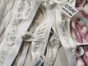 38"Cotton Bras Set of 4