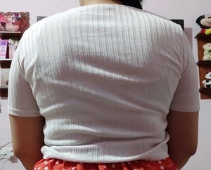 White crop top