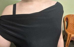 Sleek Black Cowl Neck Maxi Dress