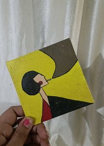 Smoking Lady Art
