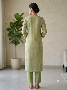 Green Kurta Set without tag not used ( new)