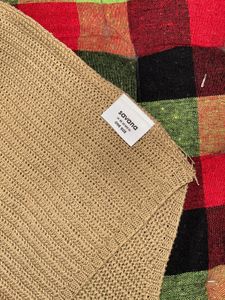 Tan Knit Button-Up Vest