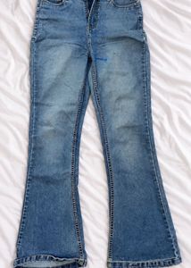 Blue Flare Jeans