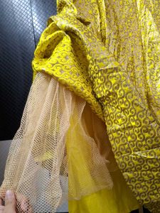 Yellow Golden Ethnic Skirt💛🩷
