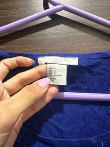 H&amp;M Brand New Navy Blue Top