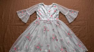 Elegant Embroidered Gown | 8-10 year girl