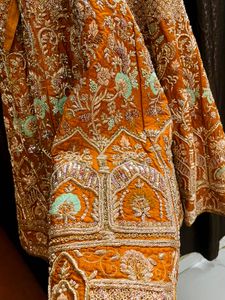 Luxury pure handwork Pakistani Bridal lehenga