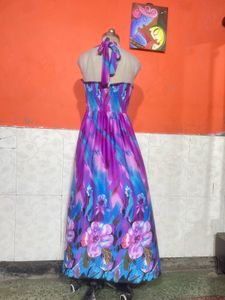 Vibrant Floral Maxi Dress