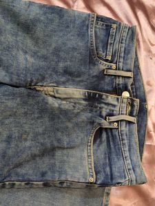 Acid Wash Denim Jeans