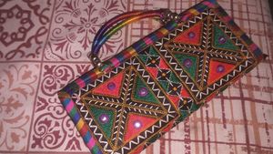 Boho Embroidered Sling Bag and one hand ba
