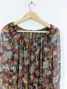 Multicolor Printed Casual Dress (Women)