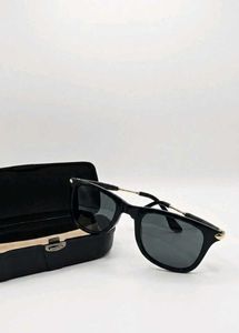 Black & Gold wayfarer sunglass