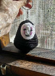 Handmade No Face Keychain