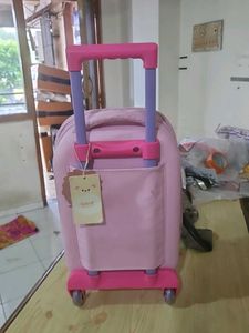 Pink Unicorn Rolling Suitcase