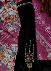Elegant Embroidered Kurta and Skirt Set