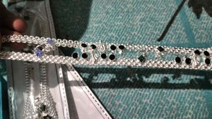 New Design Anklet Black Stone