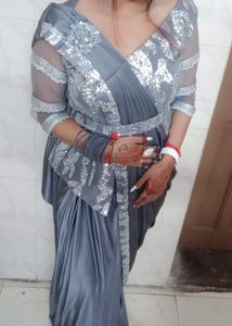 One Minute Heavy Saree Without Belt