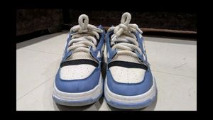 Ogiym Blue &amp; White Chunky Sneakers