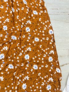 Floral Print Skirt