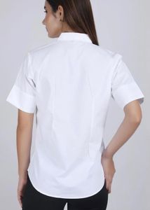 Classic White Short-Sleeve Shirt