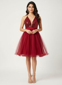 Sparkly Red Party Dress