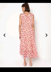 Chic Floral Print Midi Dress