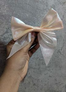 Set of 2 Shimmery Bow Hair Clips