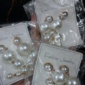 Pearl Tassel Earrings