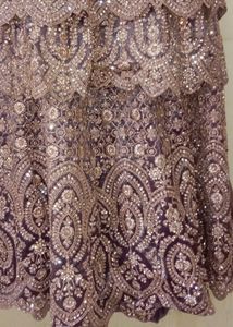 Embroidered Anarkali Kurta with Skirt Set