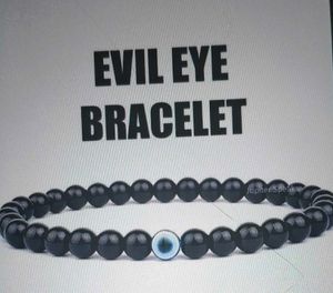Elegant Evil Eye Beaded Bracelet