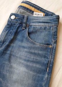 Classic Blue Flare Jeans | Y2K Low Waisted