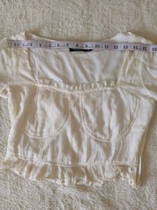 Vintage White Long Sleeve Top