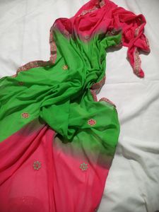 Ethnic/Traditional Churidar With Pant And Dupatta