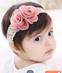 Lace Flower Headbands - Set of 2